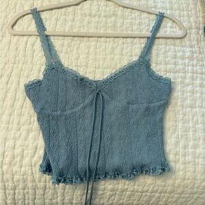 Edikted Sky Blue Lace Camisole